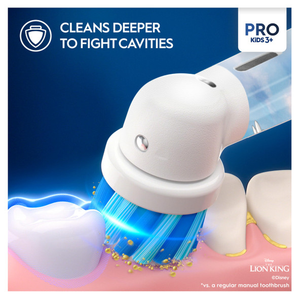 Oral-B Pro Kids Toothbrush Heads Featuring Disney The Lion King Counts Pack Of 8
