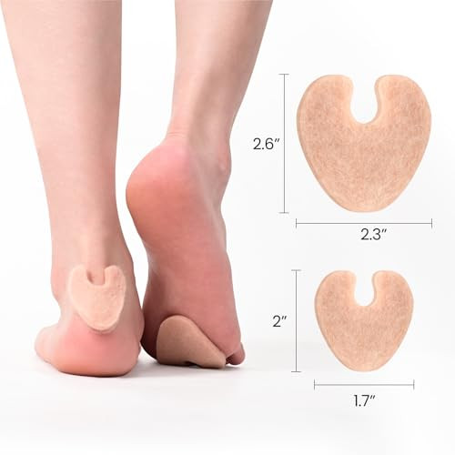 Welnove Corn Cushions For Feet Extra-Strong Adhesive & Cushioned Support All-Day Pain Relief For Calluses Fits Toes & Heels 24 Count