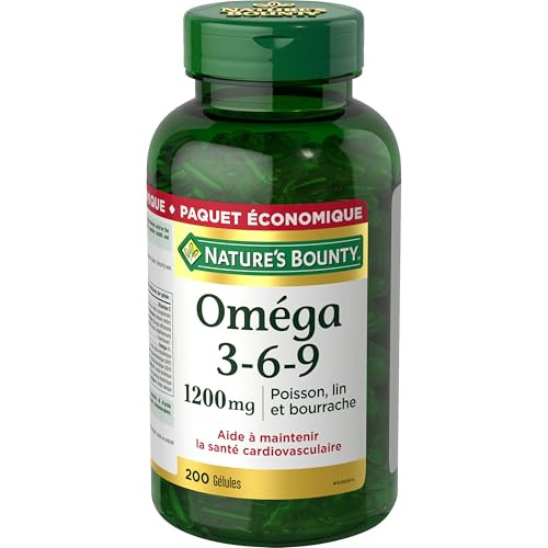 Nature's Bounty Omega-3-6-9 1200Mg 200 Count
