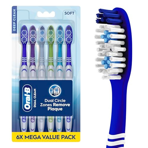 Oral-B Toothbrush Dual Clean Soft 6 Count