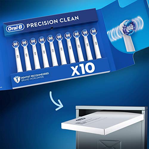Oral-B Precision Clean Toothbrush Heads Compatible With Oral-B Electric Toothbrush Handles Pack Of 10