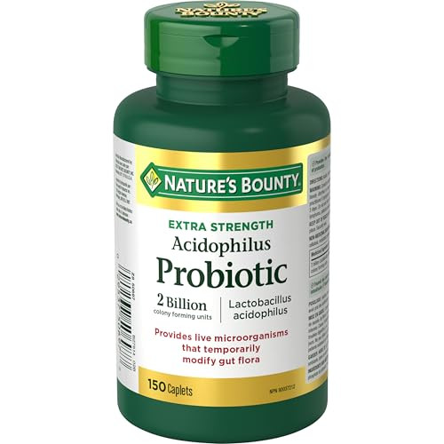 Nature's Bounty Acidophilus Probiotic 2 Billion 150 Caplets