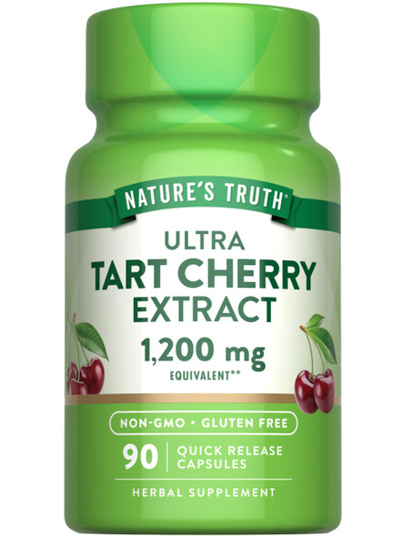 Nature's Truth Tart Cherry Extract Capsules Non-Gmo & Gluten Supplement 90 Count