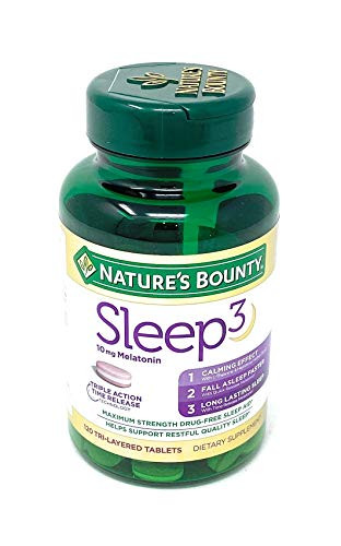 Nature's Bounty Sleep3 . Melatonin 10Mg 120 Tablets