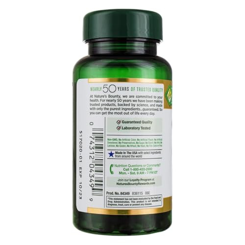 Nature's Bounty Cranberry Fruit Softgels Plus Vitamin C 4200Mg 100 Count