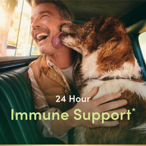 Nature's Bounty Immune 24 Hour + The Only Vitamin C With 24 Hour Immune Support From Ester-C Vitamin C D & Zinc Gluten Rapid Release Softgels Per Day 1000 Mg 2 Softgels 50 Count