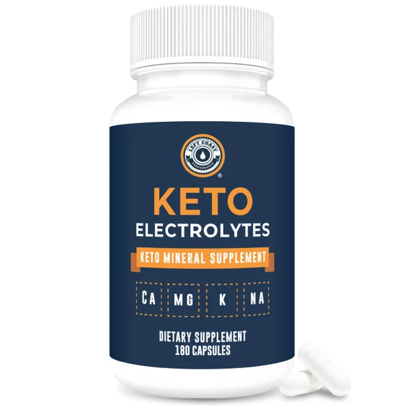 Left Coast Performance Keto Electrolyte Supplement 180 Capsules. Electrolyte Pills for Ketogenic Diet. Magnesium Potassium Sodium Calcium. Keto Tablets for Hydration Support* by Left Coast Performance