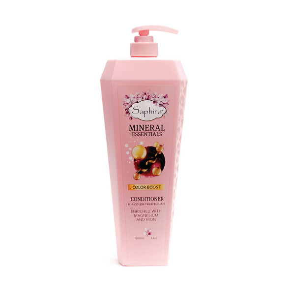 Saphira MINERAL ESSENTIALS Color Boost Conditioner for Color-Treated Hair Conditions Softens and Protects Dyed Hair 34 Ounce