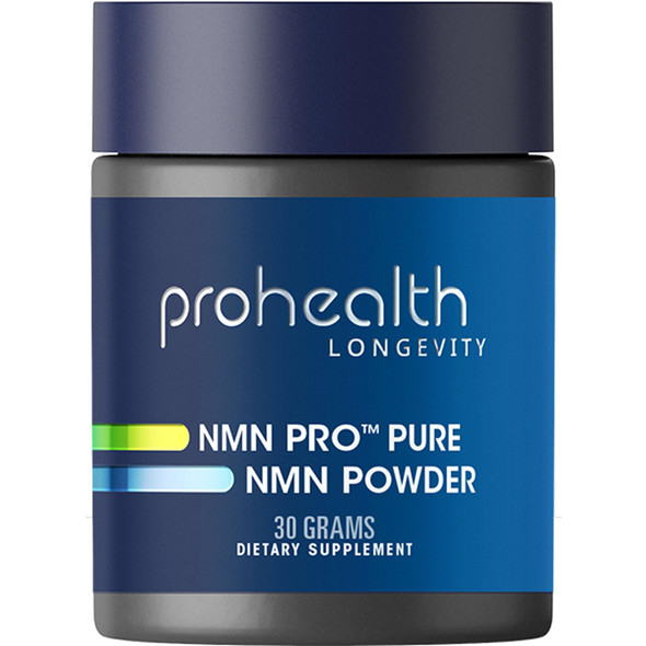 ProHealth NMN Pro Powder (30 Grams) Clinically Studied Uthever® NMN. NAD+ Precursor for Cellular Energy Mitochondrial Support & Healthy Aging. USA Manufactured Triple Lab-Tested