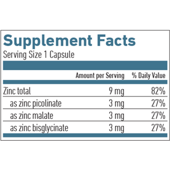 3-Salt Zinc 60 caps by Biogena