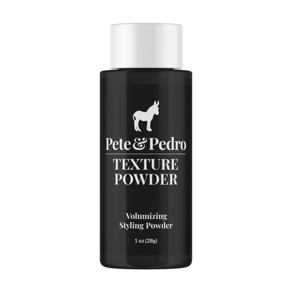 Pete and  Pedro TEXTURE POWDER  Texturizing and Volumizing Styling Powder For Men and  Women | Adds Mega Volume and  Texture Matte Finish Root Lifting and  Restyleable Hold  As Seen on Shark Tank 1 oz.