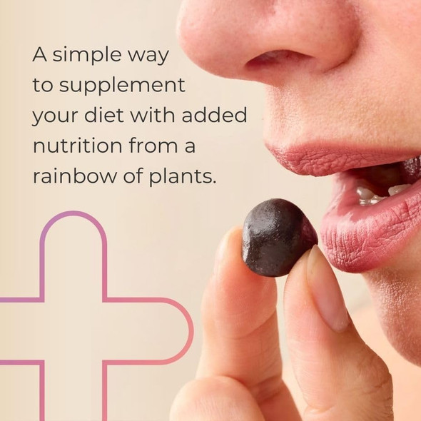JuicePlus+ Vegetable Blend Soft Chews (Chewables) - Delicious Vegan Gummies with 11 Nutrient-Rich Vegetables for Daily Wellness! Boost Intake of Vitamins & More - For Kids & Adults - (1-mo 30 Chews)