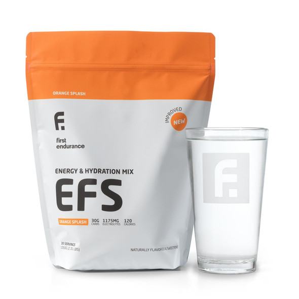 EFS Hydration & Endurance Drink Mix - Premium Carbohydrates for Energy & Performance Electrolytes for Rapid Rehydration & Running Cycling and Triathlon Nutrition | Isotonic Energy Fuel | Orange