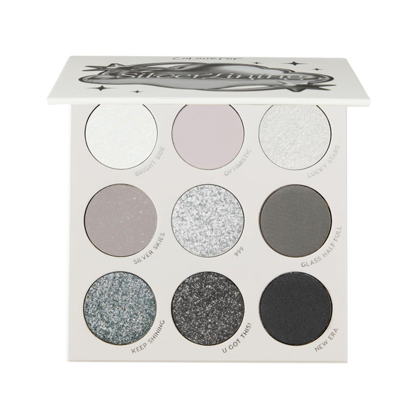ColourPop Blowin Smoke Eyeshadow Palette Silver & Smokey Eye Eyeshadow Palette with Metallic & Matte Finishes  High Pigment Eye Makeup with Long Wearing Formula (0.3 oz)