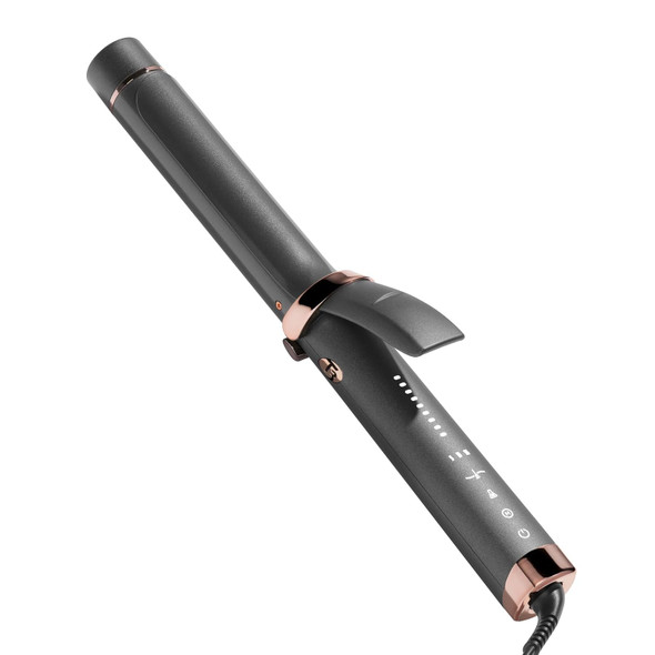 T3 Curl ID 1.25 Digital Curling Iron with Smart Touch Interface & Interactive HeatID Technology for Automatic Heat Setting Personalization Shiny Smooth Curls that Last