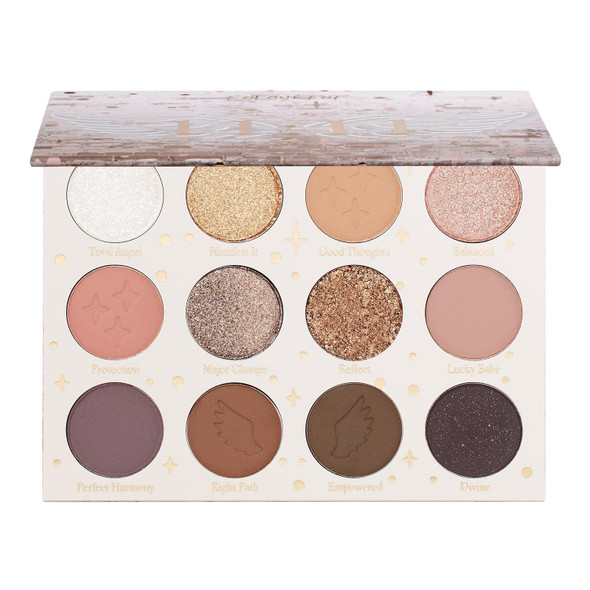 ColourPop Eyeshadow Palette - Eye Makeup Palette with Matte, Metallic, Matte Sparkle & Glitter Finishes - High-Pigment Eye Makeup with a Long-Wearing Formula - Cloud 9 (0.49 oz)