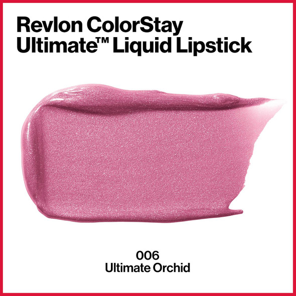 Revlon ColorStay Ultimate Liquid Lipstick, Longwear Rich Lip Colors, Wears for Up to 24 Hours, Satin Finish, 0.1 fl oz
