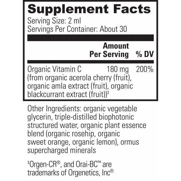 Plant-Based Vitamin C 2 fl. oz. by Global Healing