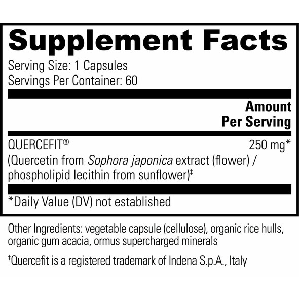 Plant-Based Quercetin 60 caps by Global Healing