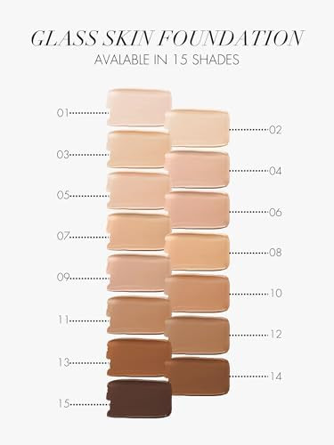 SWEED  Glass Skin Foundation  Long Lasting Fluid Formula  Hydrate Moisturize Lift Plump Protect  Vegan Cruelty Free  Clean Beauty