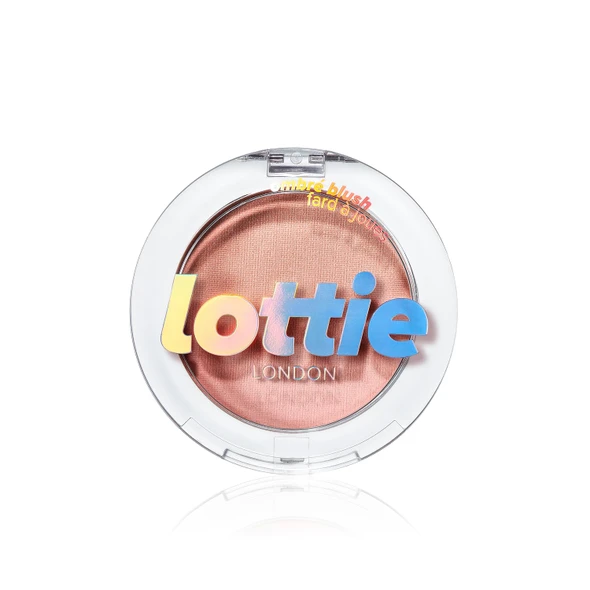 Lottie London Lightweight & High Pigmented Powder Blusher for a Healthy Flush of Natural, Buildable Color