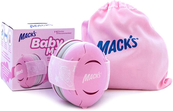 Mack's Baby Muffs | Baby Ear Muffs Noise Protection | High NRR | Noise Cancelling Headphones for Babies & Toddlers