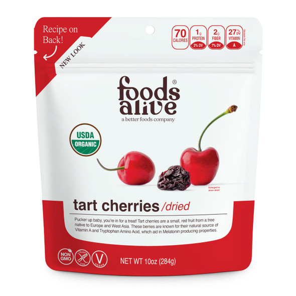 Organic Tart Cherries 12 oz by Foods Alive Organic Tart Cherries 12 oz by Foods Alive