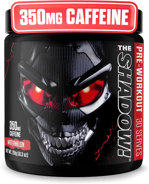 JNX SPORTS The Shadow! High Stim Preworkout – Pre Workout Powder for Men & Women, High Caffeine Pre Workout for Energy, Mental Focus & Strength, 30 Servings - 9.5 Ounce