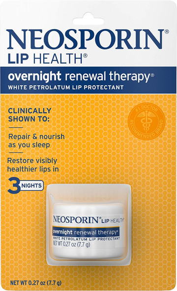 Neosporin Lip Health Overnight Healthy Lips Renewal Therapy Petrolatum Lip Protectant