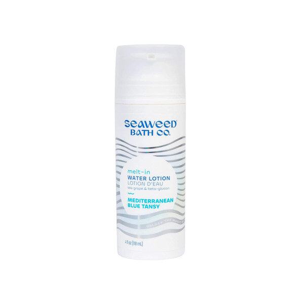 Seaweed Bath Co. Melt-In Water Lotion Scent 4 Ounce Sustainably Harvested Seaweed Sea Grape Beta Glucan