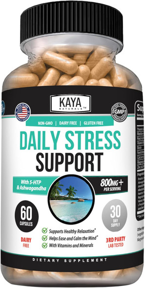 Kaya Naturals - Natural Herbal Support Vitamin Supplement are Designed to Help You find Balance and Relaxation in Your Daily Routine - Vitamin Supplement