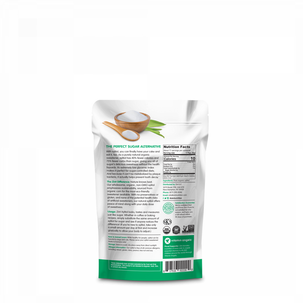 Xylitol Sweetener Bag 71 servings By Zint Nutrition