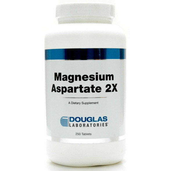 Magnesium Aspartate 2X 250 tabs by Douglas Labs