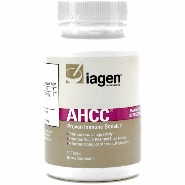 Maximum Strength AHCC 1000 mg 30 vtab by Iagen Professional