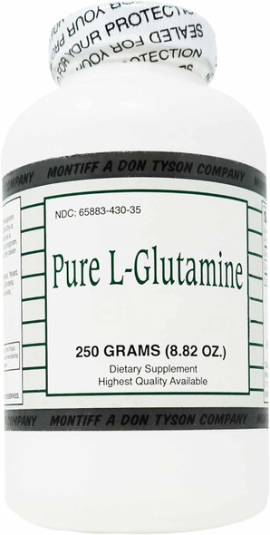 Pure L-Glutamine Powder 250 Gms By Montiff