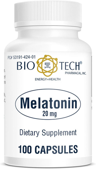 Melatonin 20 Mg 100 Caps By Bio-Tech