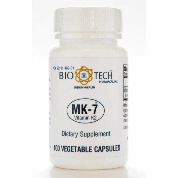 Mk-7 Vitamin K2 150 Mcg 100 Caps By Bio-Tech