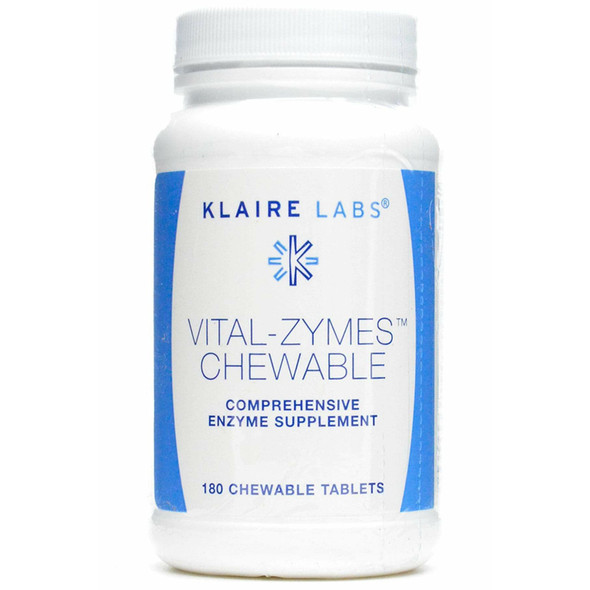 Vital-Zymes Chewable 180 Tablets by Klaire Labs