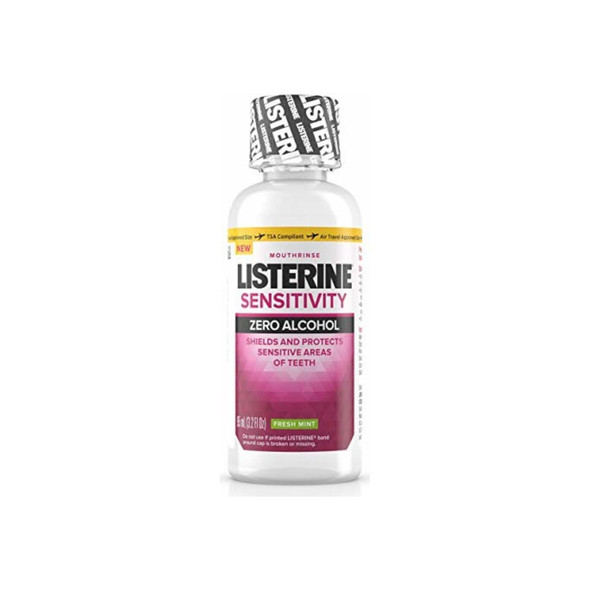 Listerine Sensitivity Mouthwash Tooth Sensitivity Relief & Protection  3.2 oz