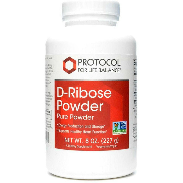 D-Ribose Powder 227 grams by Protocol For Life Balance