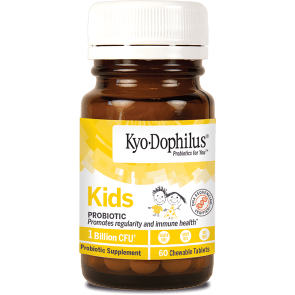 Kyo-Dophilus Kids Probiotic: Vanilla Chewables 60 tabs by Wakunaga