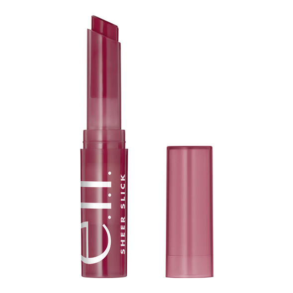 E.L.F. Sheer Slick Lipstick Hydrating Lipstick For Sheer Color With A Shiny With A Shiny Finish Infused