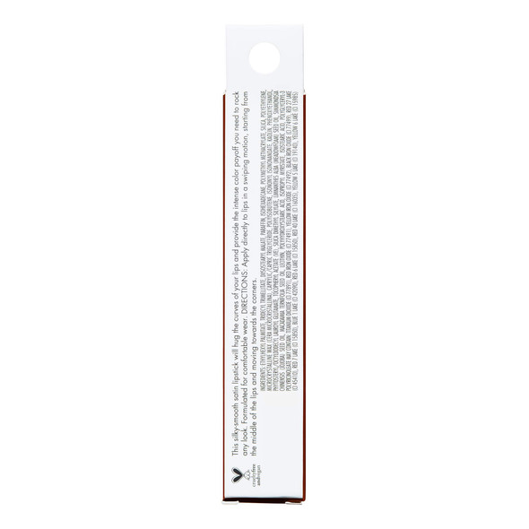 E.L.F. Srsly Satin Lipstick Intense Color Payoff and Silky Smooth Formula Cider Payoff And Silky Smooth For 0.16 Oz