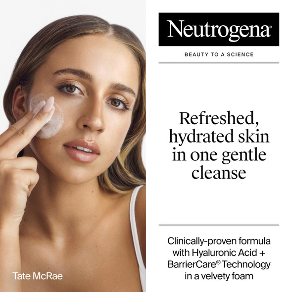Neutrogena Hydro Boost Face Wash Fragrance Hydrating Facial Cleanser With Hyaluronic 12 Fl. Oz