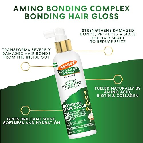 PalmerS Amino Bonding Complex Hair Gloss Hair Shine Spray With Coconut Oil 4 Fl. Oz