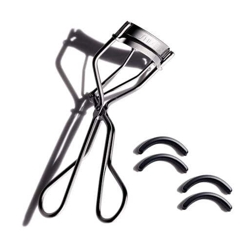 Shiseido Eyelash Curler + Two Sets Of Eyelash Curler Pads Total 4 Pads