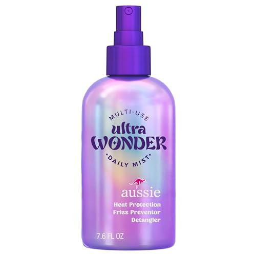 Aussie Ultra Wonder Daily Mist Lightweight MultiUse Detangler SiliconeFree For All Hair 7.6Oz