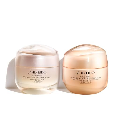 Shiseido Benefiance Wrinkle Smoothing Day Cream + Benefiance Overnight Wrinkle Resisting Cream 50 Ml