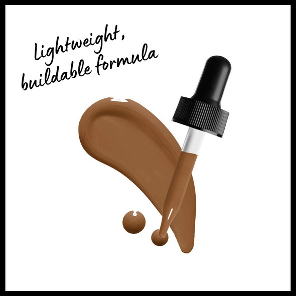Nyx Professional Makeup Total Control Pro Drop Foundation SkinTrue Buildable Coverage Sienna