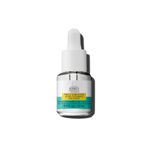 KiehlS Truly Targeted AcneClearing Pimple Patch With 2% Salicylic Acid Invisible Liquid 0.5 Fl Oz